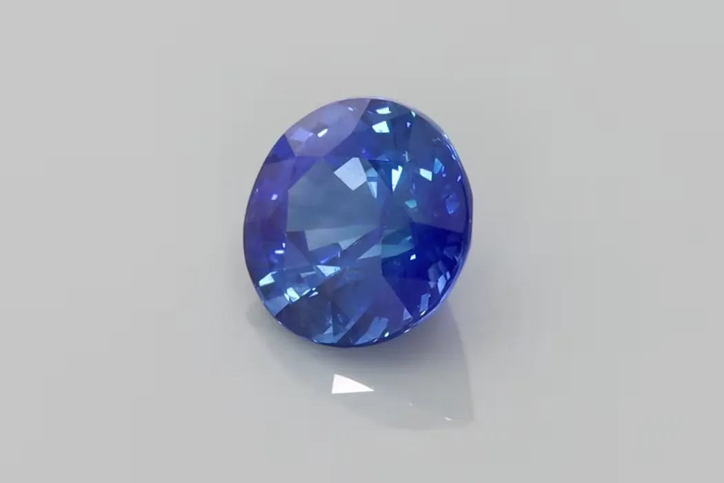 2.22ct Round Natural Sapphire (Colour Blue, Clarity Eye Clean, Cut Faceted)
