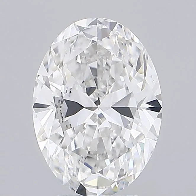 2.40ct Oval Lab Grown Diamond (Colour E, Clarity VVS2, IGI Certified)