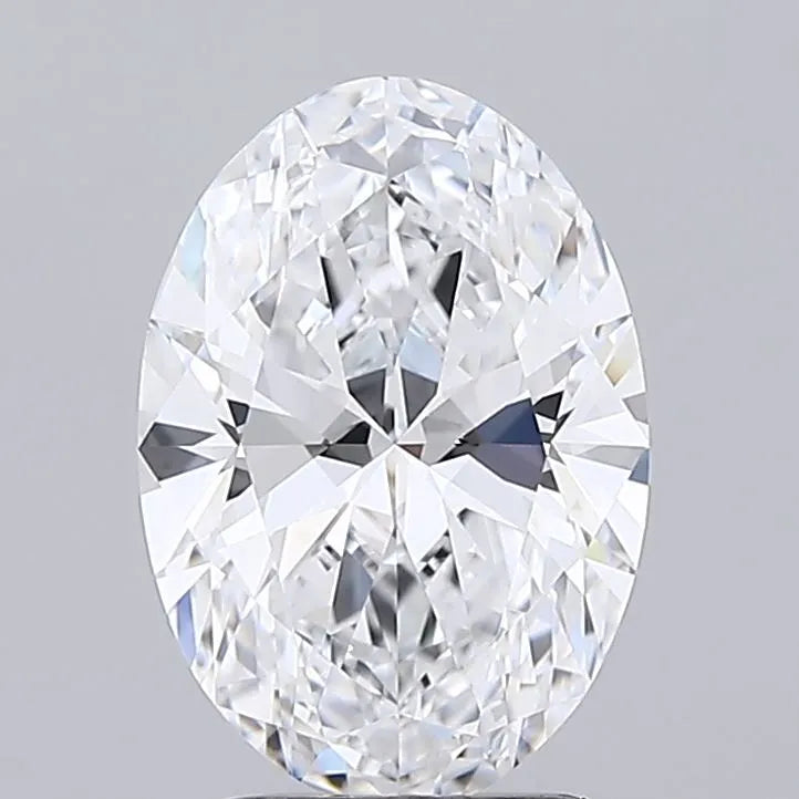 2.42ct Oval Lab Grown Diamond (Colour D, Clarity VVS1, IGI Certified)
