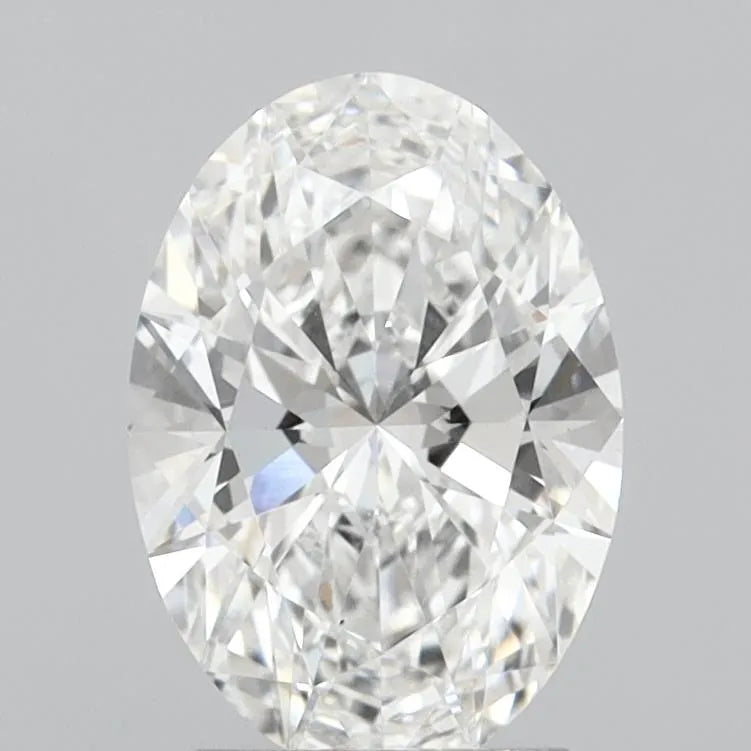 2.50ct Oval Lab Grown Diamond (Colour E, Clarity VS1, IGI Certified)
