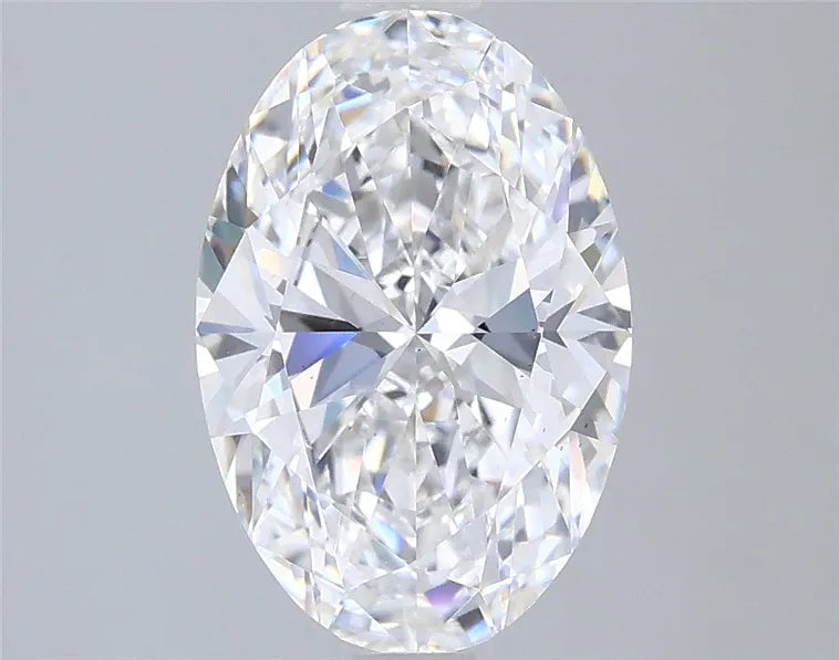 2.50ct Oval Lab Grown Diamond (Colour E, Clarity VS2, IGI Certified)