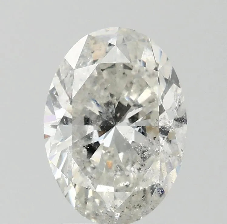 2.50ct Oval Natural Diamond (Colour H, Clarity I1, Cut VG, IGI Certified)