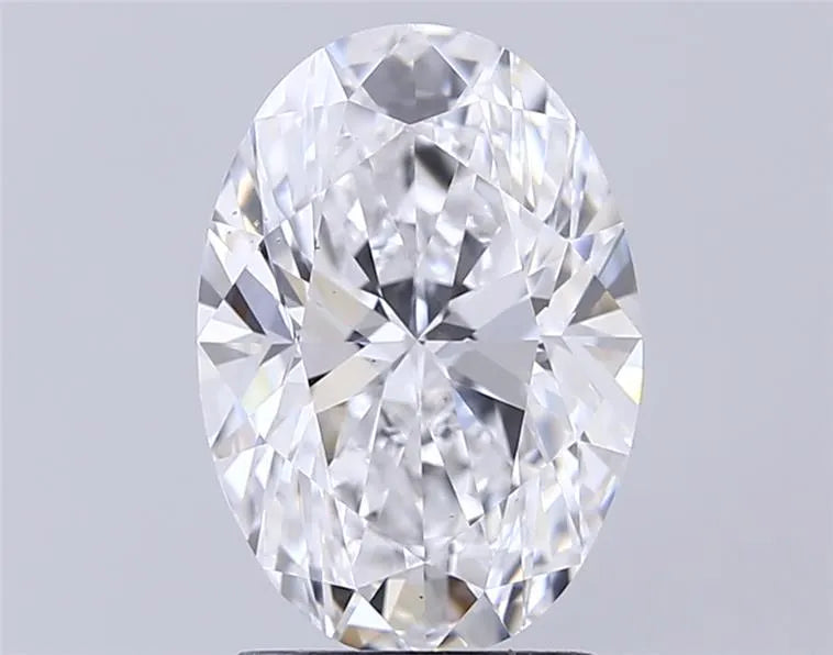 2.51ct Oval Lab Grown Diamond (Colour D, Clarity VS2, IGI Certified)