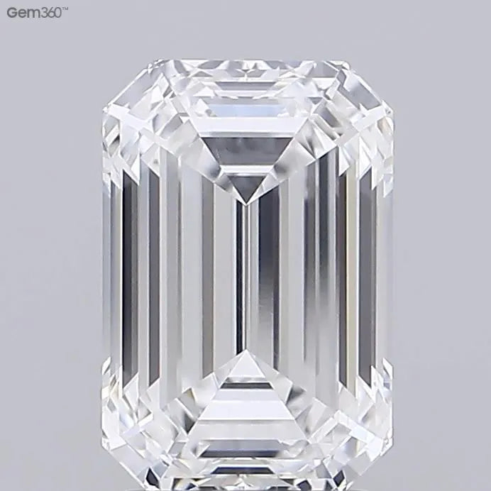 2.54ct Emerald Lab Grown Diamond (Colour E, Clarity VVS1, GIA Certified)