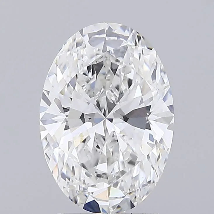 2.55ct Oval Lab Grown Diamond (Colour E, Clarity VS2, IGI Certified)