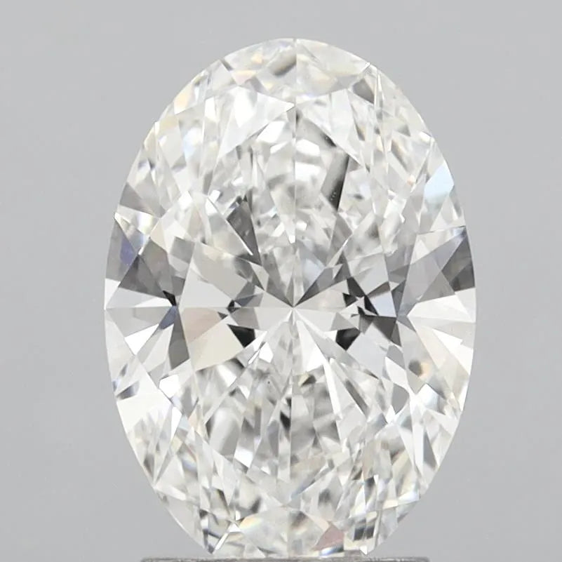 2.56ct Oval Lab Grown Diamond (Colour F, Clarity VS1, IGI Certified)