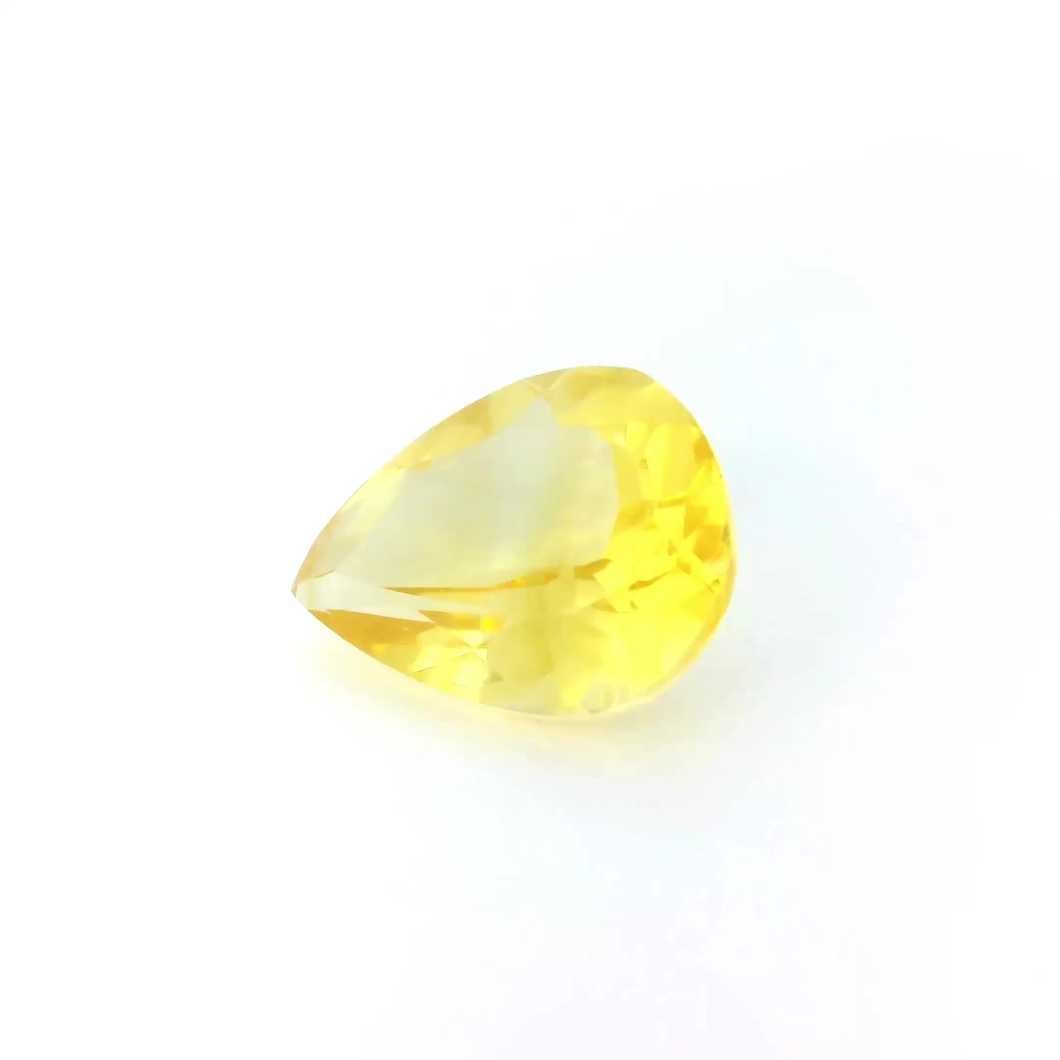 2.56ct Pear Natural Citrine (Colour Yellow, Clarity Eye Clean, Cut Faceted)
