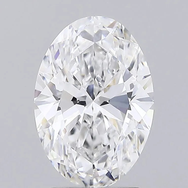 2.57ct Oval Lab Grown Diamond (Colour D, Clarity VVS1, IGI Certified)