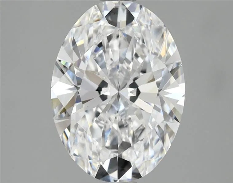2.64ct Oval Lab Grown Diamond (Colour D, Clarity VS1, IGI Certified)