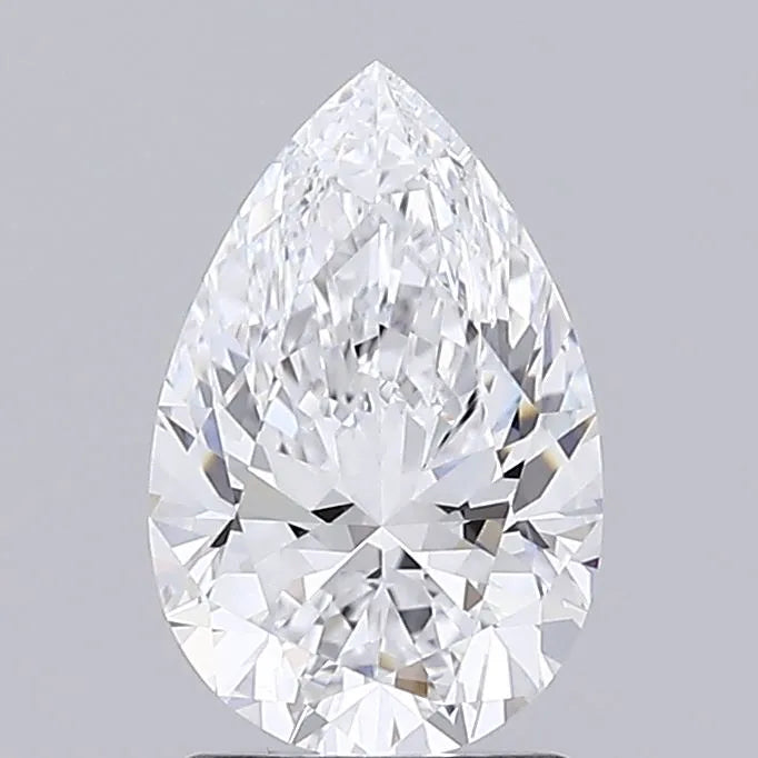 2.64ct Pear Lab Grown Diamond (Colour D, Clarity VVS1, IGI Certified)