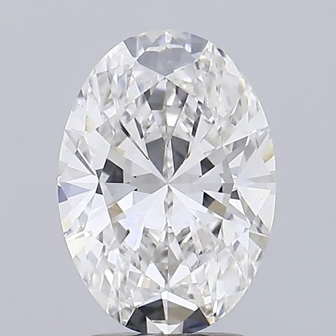 2.66ct Oval Lab Grown Diamond (Colour F, Clarity VS1, IGI Certified)