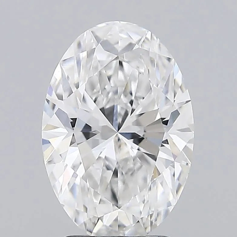 2.70ct Oval Lab Grown Diamond (Colour D, Clarity VS1, IGI Certified)