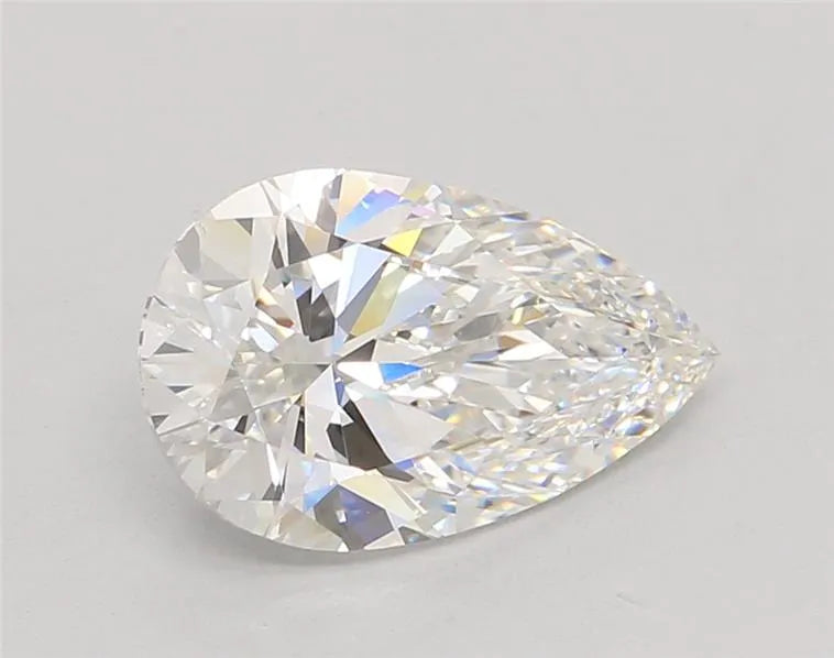 2.84ct Pear Lab Grown Diamond (Colour F, Clarity VVS2, IGI Certified)