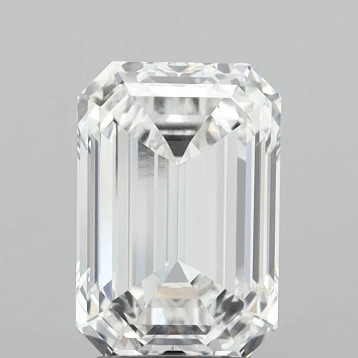 2.85ct Emerald Lab Grown Diamond (Colour D, Clarity VVS2, IGI Certified)
