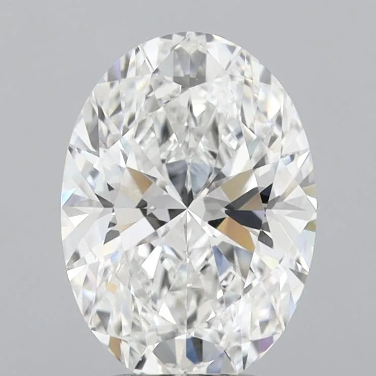 2.86ct Oval Lab Grown Diamond (Colour F, Clarity VVS2, IGI Certified)