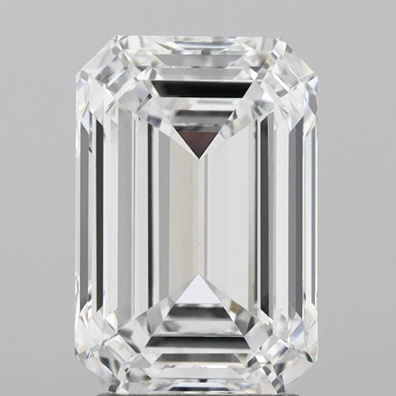 3.00ct Emerald Lab Grown Diamond (Colour D, Clarity VS1, IGI Certified)