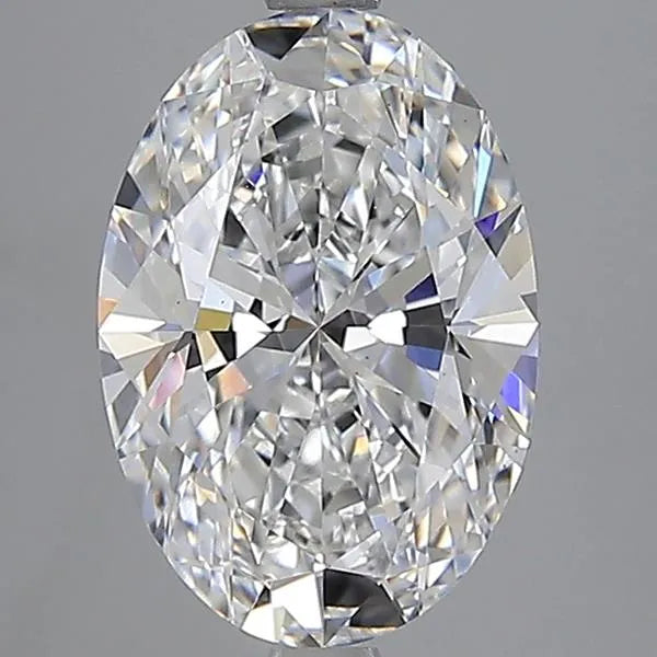 3.00ct Oval Lab Grown Diamond (Colour D, Clarity VS1, IGI Certified)
