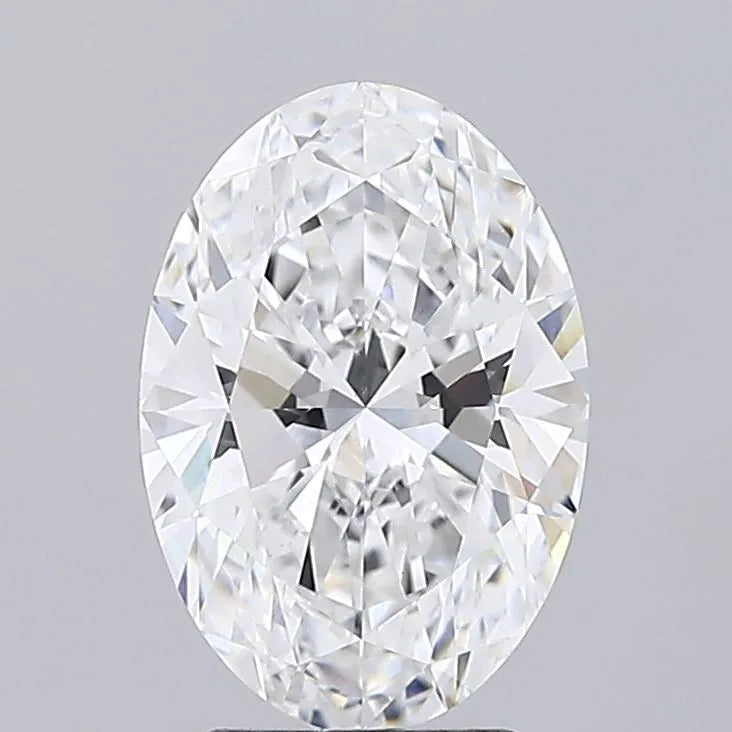3.00ct Oval Lab Grown Diamond (Colour D, Clarity VS1, IGI Certified)