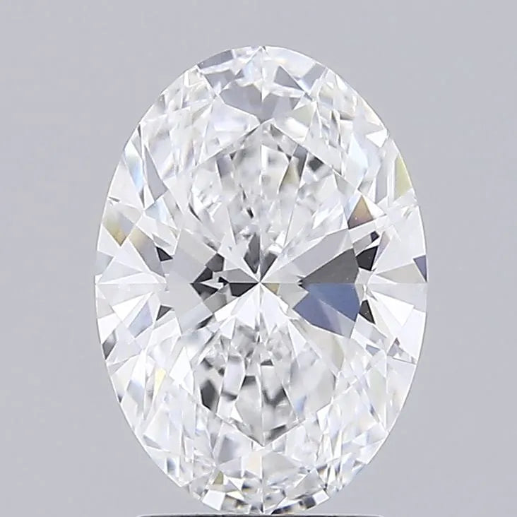 3.00ct Oval Lab Grown Diamond (Colour D, Clarity VVS1, IGI Certified)