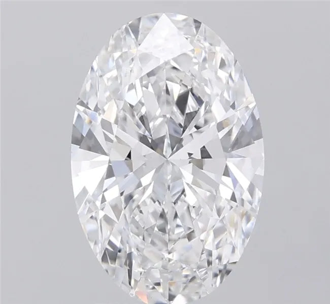 3.00ct Oval Lab Grown Diamond (Colour D, Clarity VVS2, IGI Certified)