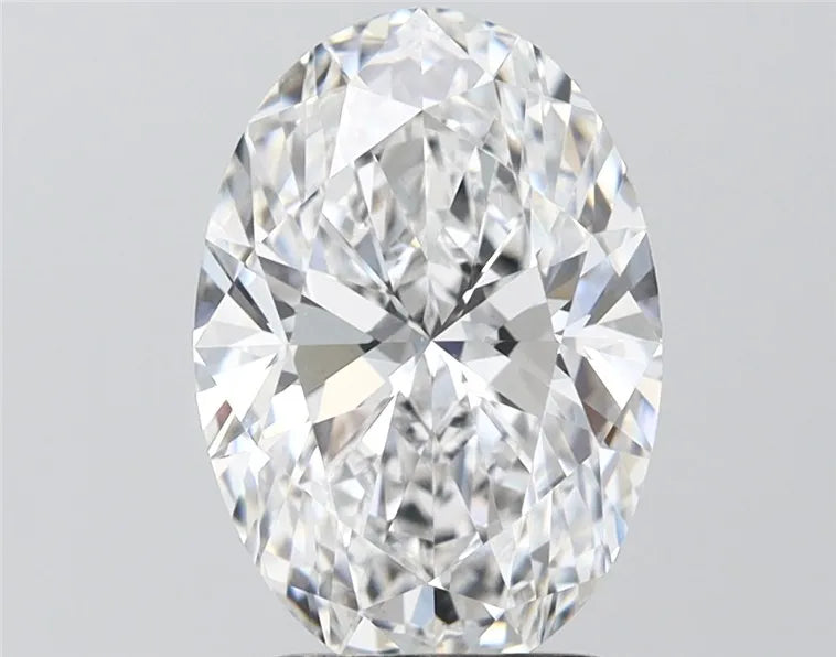 3.00ct Oval Lab Grown Diamond (Colour D, Clarity VVS2, IGI Certified)