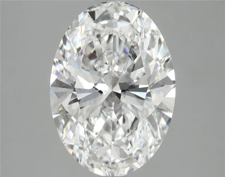 3.00ct Oval Lab Grown Diamond (Colour D, Clarity VVS2, IGI Certified)