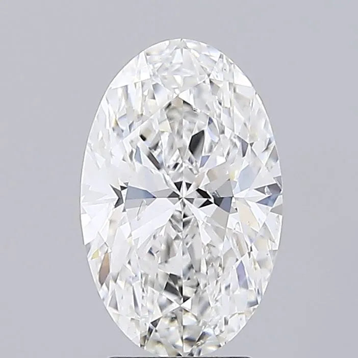 3.00ct Oval Lab Grown Diamond (Colour E, Clarity SI1, IGI Certified)