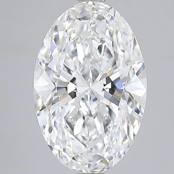 3.00ct Oval Lab Grown Diamond (Colour E, Clarity VS1, IGI Certified)