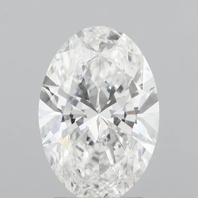 3.00ct Oval Lab Grown Diamond (Colour E, Clarity VS1, IGI Certified)