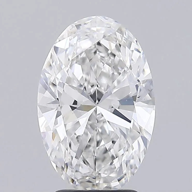 3.00ct Oval Lab Grown Diamond (Colour E, Clarity VS1, IGI Certified)