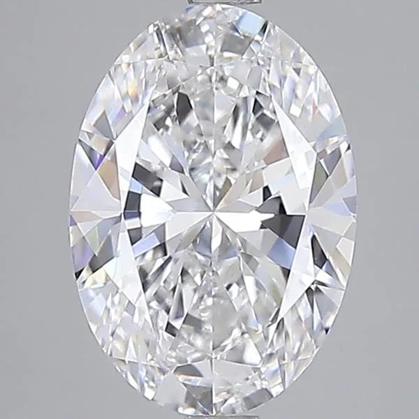3.00ct Oval Lab Grown Diamond (Colour E, Clarity VS1, IGI Certified)