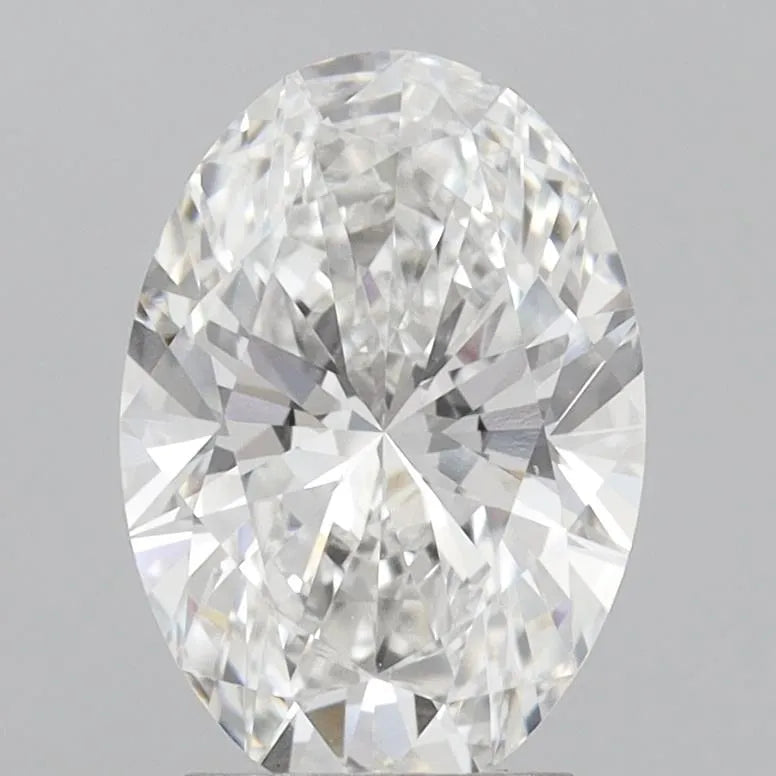 3.00ct Oval Lab Grown Diamond (Colour E, Clarity VS1, IGI Certified)