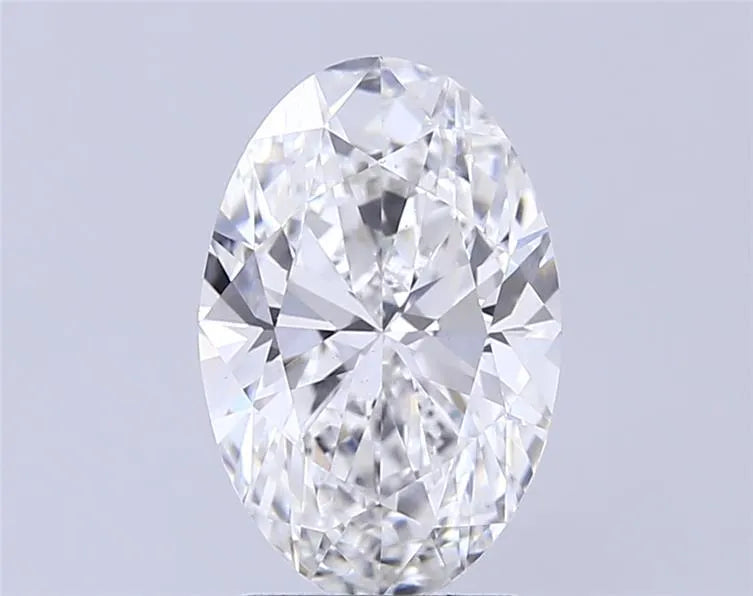 3.00ct Oval Lab Grown Diamond (Colour E, Clarity VS1, IGI Certified)