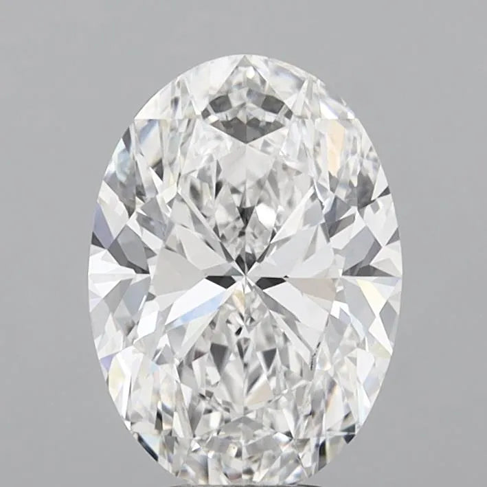 3.00ct Oval Lab Grown Diamond (Colour E, Clarity VS1, IGI Certified)