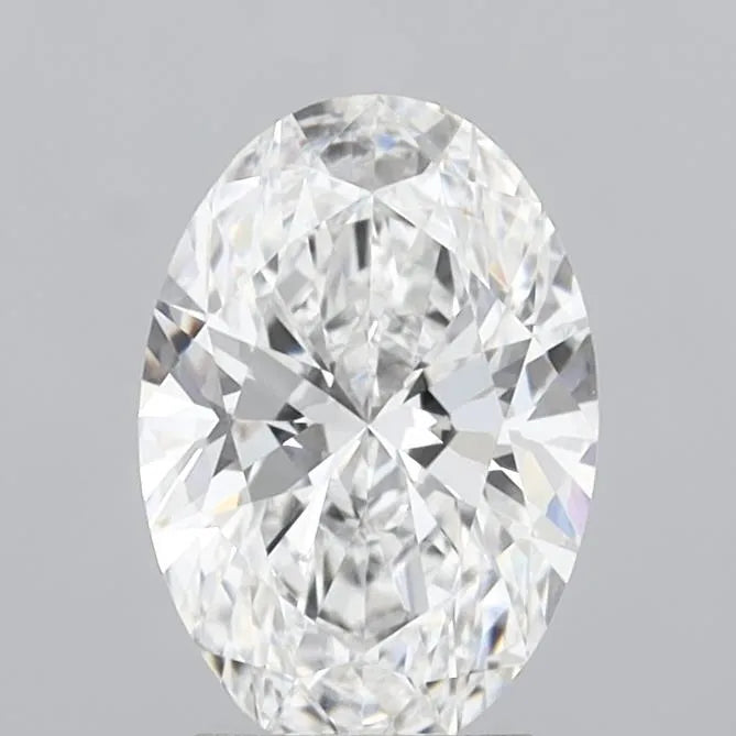 3.00ct Oval Lab Grown Diamond (Colour E, Clarity VVS2, IGI Certified)
