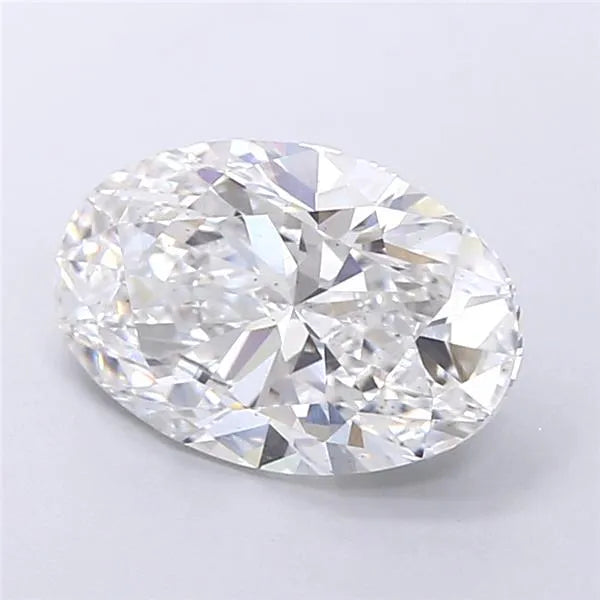 3.00ct Oval Lab Grown Diamond (Colour F, Clarity VS2, IGI Certified)