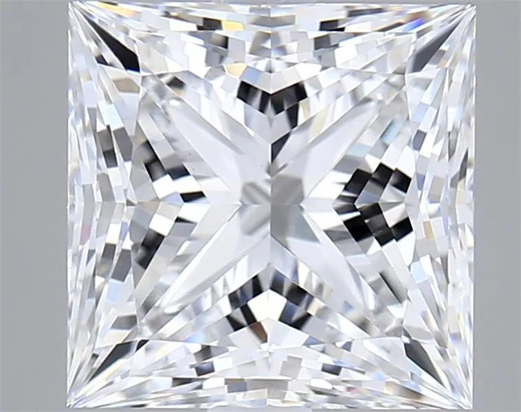 3.00ct Princess Lab Grown Diamond (Colour D, Clarity VVS2, IGI Certified)