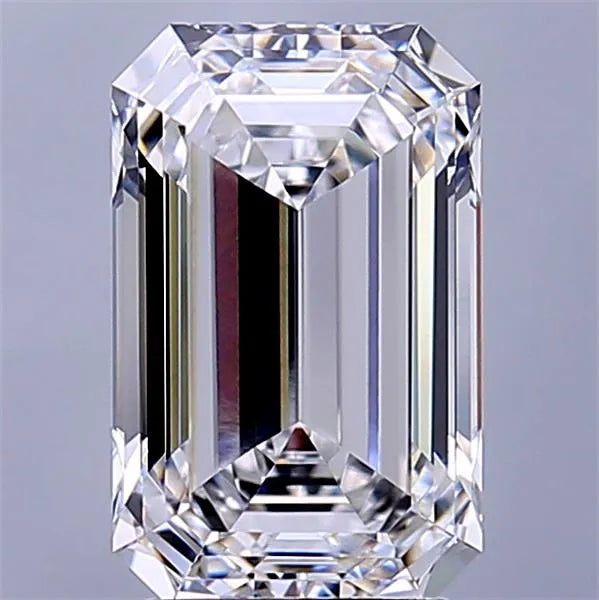 3.04ct Emerald Lab Grown Diamond (Colour D, Clarity VVS1, IGI Certified)