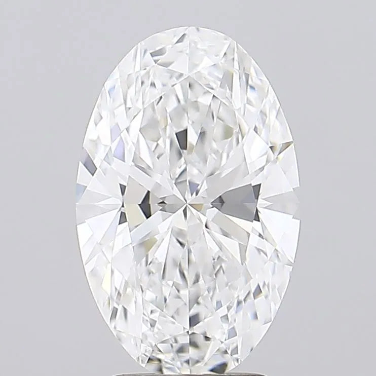 3.08ct Oval Lab Grown Diamond (Colour D, Clarity IF, IGI Certified)