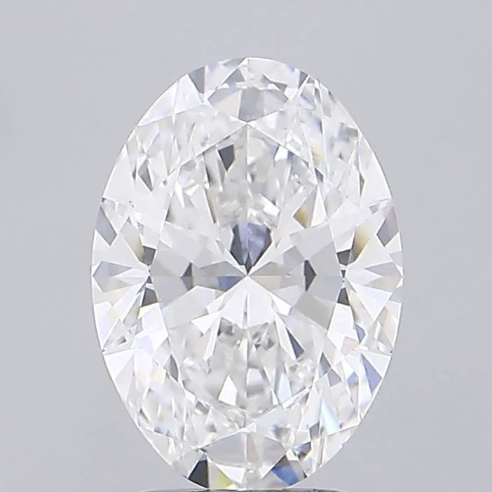 3.10ct Oval Lab Grown Diamond (Colour D, Clarity VVS1, IGI Certified)
