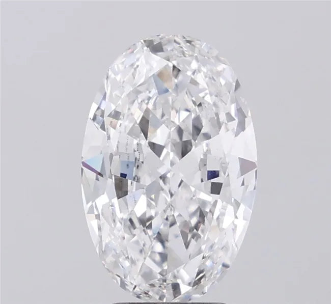 3.50ct Oval Lab Grown Diamond (Colour E, Clarity VS1, IGI Certified)