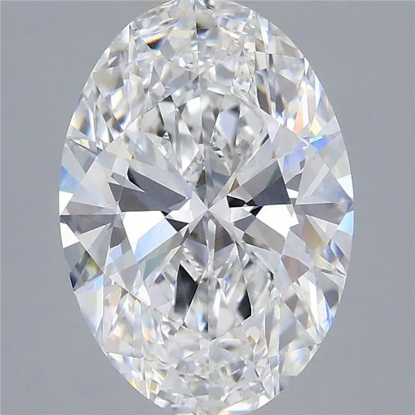 4.00ct Oval Lab Grown Diamond (Colour D, Clarity VS1, IGI Certified)