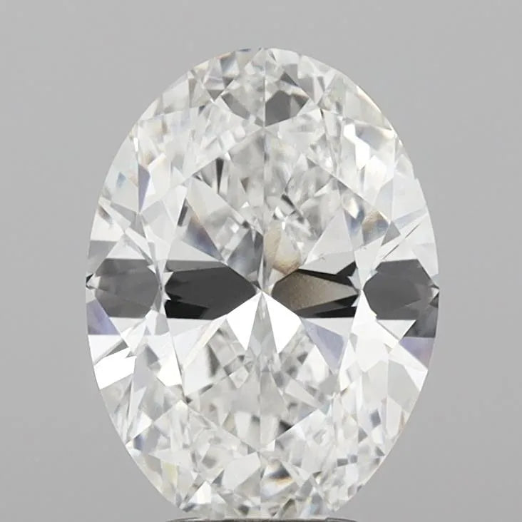 4.00ct Oval Lab Grown Diamond (Colour E, Clarity VS1, IGI Certified)
