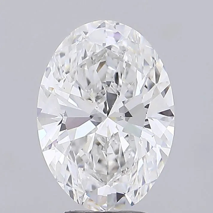 4.02ct Oval Lab Grown Diamond (Colour E, Clarity VS2, IGI Certified)