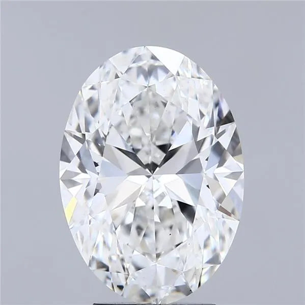 4.05ct Oval Lab Grown Diamond (Colour E, Clarity VS1, IGI Certified)