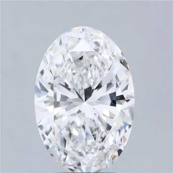 4.06ct Oval Lab Grown Diamond (Colour D, Clarity VVS2, IGI Certified)