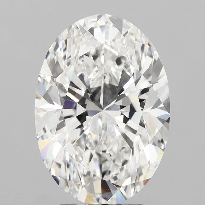 4.07ct Oval Lab Grown Diamond (Colour E, Clarity VS1, IGI Certified)