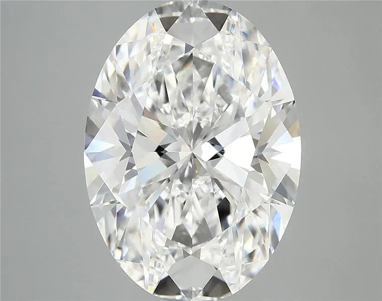 5.00ct Oval Lab Grown Diamond (Colour D, Clarity VS2, IGI Certified)