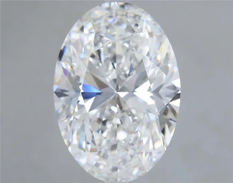 5.00ct Oval Lab Grown Diamond (Colour E, Clarity VS1, IGI Certified)
