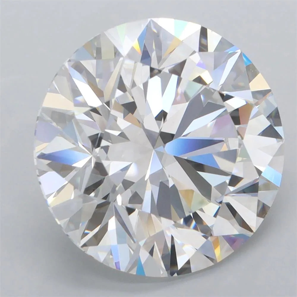 7.08ct Round Lab Grown Diamond (Colour D, Clarity FL, Cut ID, IGI Certified)